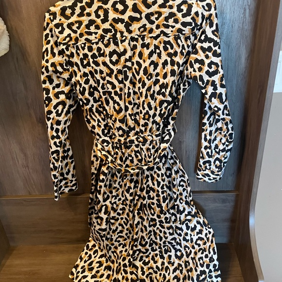 J. Crew leopard print dress size 4 - Picture 6 of 7